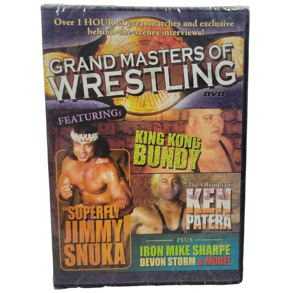 Grand Masters of Wrestling Vol. 1 DVD Classic Wrestlers Digiview Entertainment - Picture 1 of 2